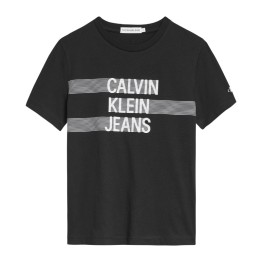 Calvin Klein kids dimension logo t-shirt