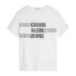 Calvin Klein kids dimension logo t-shirt