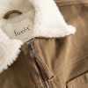 FORET Beech Sherpa twill jacket