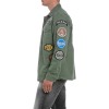 Replay overshirt jacket med patch