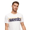 superdry Terrain striped logo t-shirt