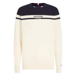 Tommy Hilfiger colorblock graphic sweater
